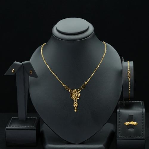 طقم ذهب عيار 21 (S5114)