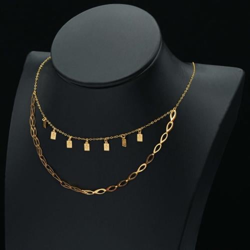 عقد ذهب عيار 21 (N5572)