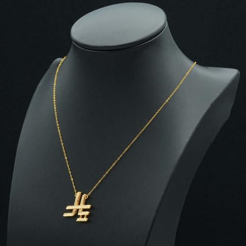 عقد ذهب الريال عيار 21 (N5833)