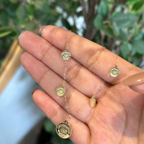 عقد ذهب جنيه سعودي (N3108)