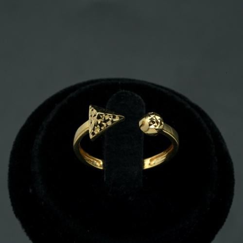 خاتم ذهب نسائي (R4185) WF