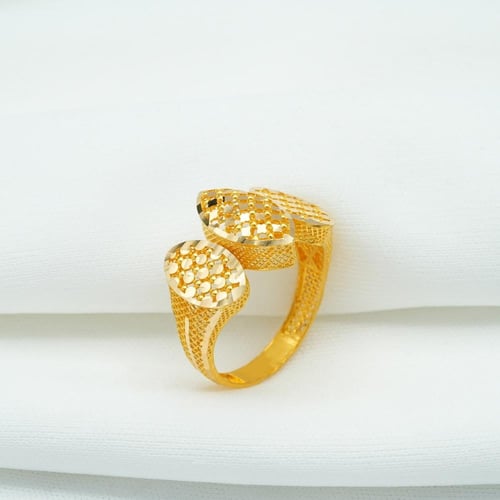 خاتم ذهب عيار 21 (R5136)