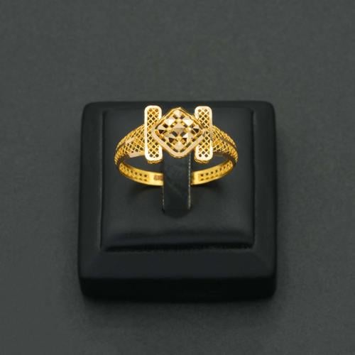 خاتم ذهب نسائي عيار 21 (R5919)