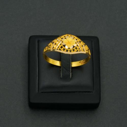 خاتم ذهب نسائي عيار 21 (R5882)