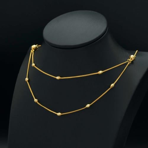 عقد ذهب عيار 21 (N3602) WF
