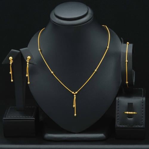 طقم ذهب عيار 21 (S7389)