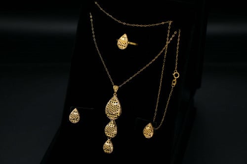 نصف طقم ذهب 21 (HS2533)