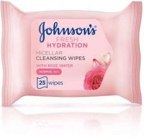 مناديل جونسون للتنظيف المكياج 25