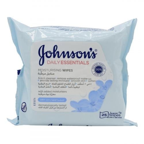 مناديل جونسون للتنظيف المكياج 25