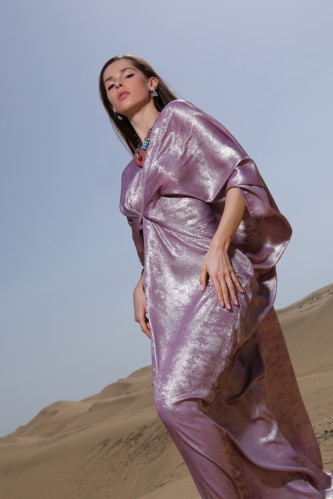 Ladies shinny dress soft velvet