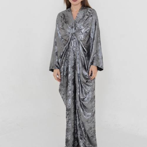 Ladies shinny dress soft velvet