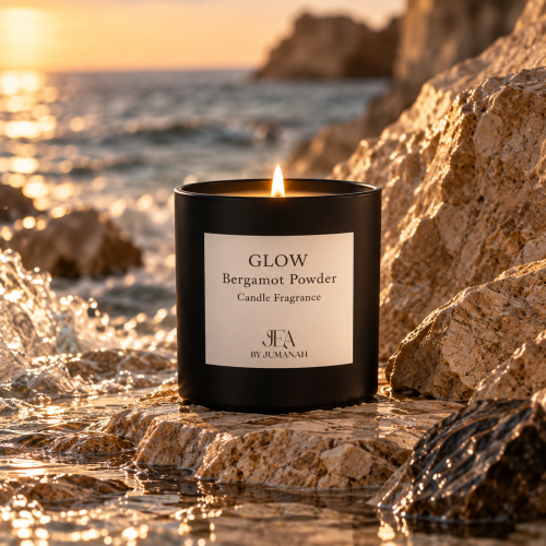 GLOW Bergamot Powder | شمعة قلو