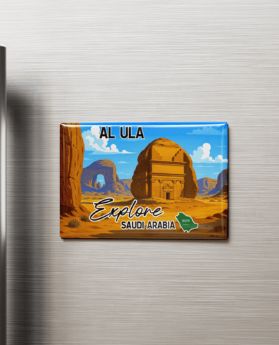 Magnet Rectangular Explore Saudi Arabia - Al Ula