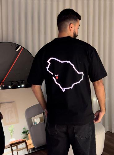 تشرت خريطة المملكة مع المنطقه