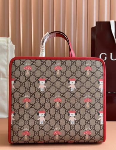 Gucci bag for girls with red drawing