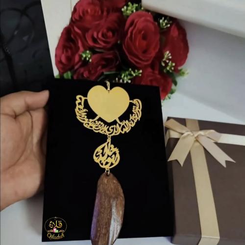 تعليقة سياره شكل قلب