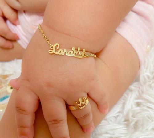 إسوراه مع خاتم بناتي تاج اميرتك