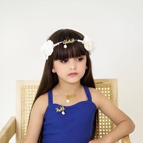 طقم الورد-إطلالة أميرات ساحرة