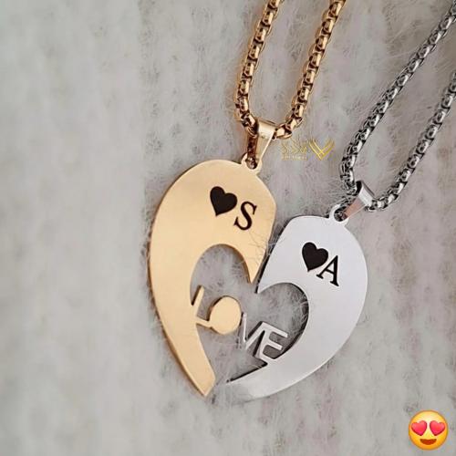 عقد القلبين المتكاملين: رمز الحب الأبدي