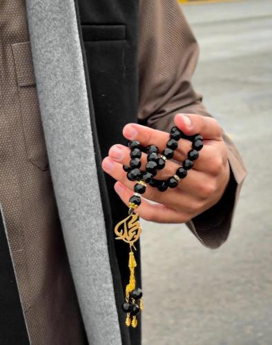 سبحه اسود-ملكي باالاسم