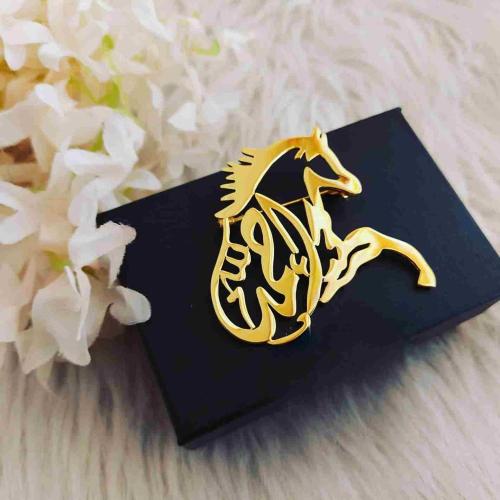 بروش ولادي بلاسم شكل حصان