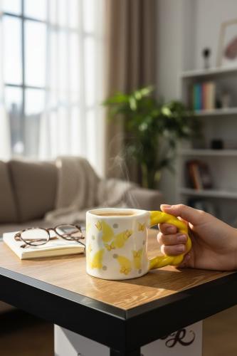 كوب سراميك بمسكه