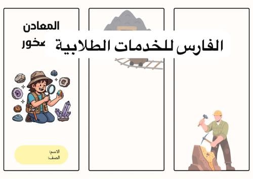 مطوية المعادن ، الصخور، موارد الارض (علوم رابع ابت...