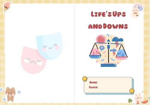 مطوية life’s ups and downs (انجليزي ثالث ابتدائي)