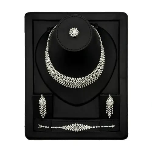 طقم زركون دقة ألماس – نسيم البريق