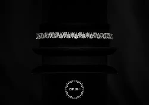 اسوارة تنس زركون فضي