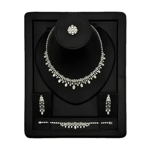 طقم زركون دقة ألماس – بريق الندى