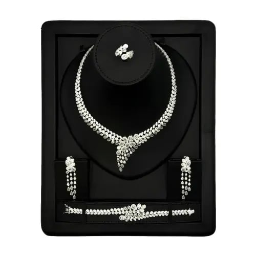 طقم زركون دقة ألماس – انسياب النور