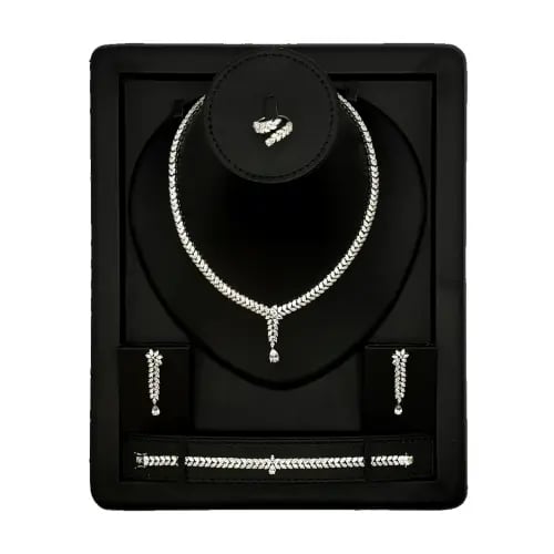 طقم زركون دقة ألماس – همسة الضوء