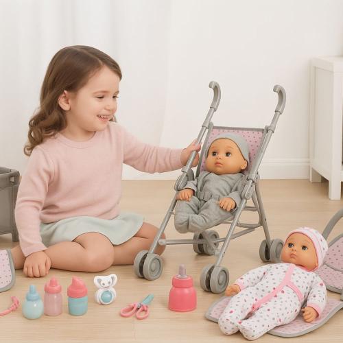 مجموعة عربة أطفال للدمى – My Sweet Love Doll Strol...