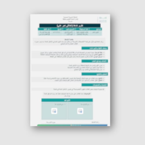 تقرير تنفيذ النشاط اللاصفي : أخلاقي تعبر عني الاسب...
