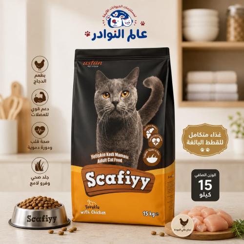 سكافي للقطط البالغة (Scafiyy Adult Cat Food)
