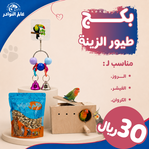 بكج طيور الزينة