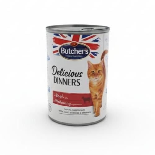 بوتشرز طعام رطب بنكهة اللحم مع الجيلي للقطط البالغ...