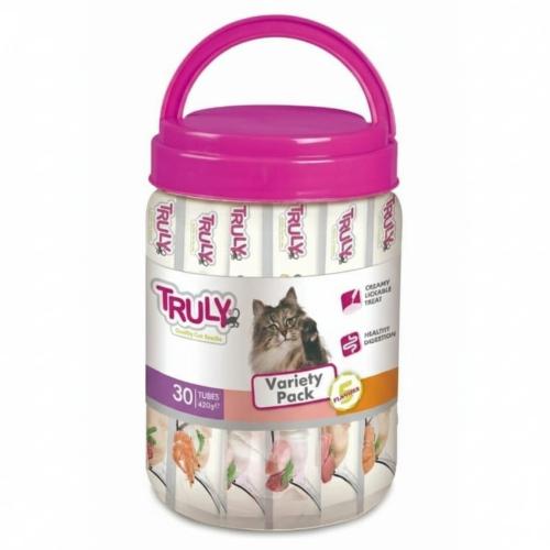 مكافآت ترولي الكريمية للقطط - مجموعة متنوعة (Varie...