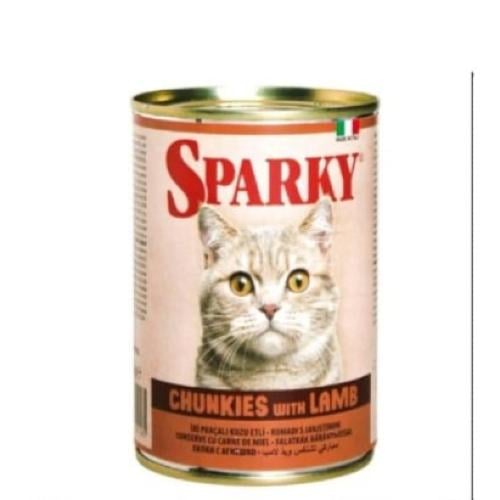 سباركي طعام رطب بنكهة لحم الخروف مع المرق للقطط ال...
