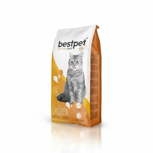 بيست بيت طعام القطط البالغة Bestpet - دجاج لذيذ
