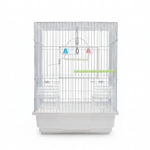 قفص طيور كلاسيكي مجهز بالكامل ( ازرق سماوي واحمر و...