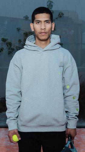 TENNIS HOODIE - GRAY