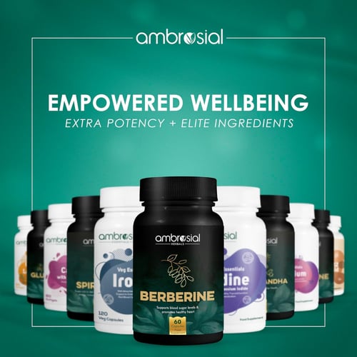 امبروسيال - بربرين تنظيم مستويات الجلوكوز والكوليس...