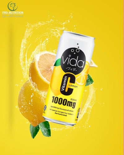 فيدا مشروب فيتامين C | منعش، مرطب، وقوة مضادات الأ...