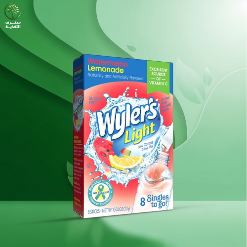 ويلر لايت | بودرة شراب نكهة بطيخ وليمون منعشة، بدو...
