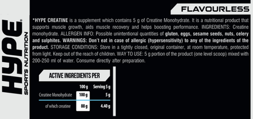 هايب بريميوم كرياتين بتركيبة عالية الجودة لدعم الق...