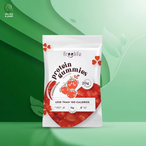 فري لايف جيلي بروتين بنكهة البطيخ الخالية من الجلو...