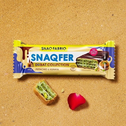 سناك فابريك وافل - فستق وكنافة | سناك صحي دبي كولي...