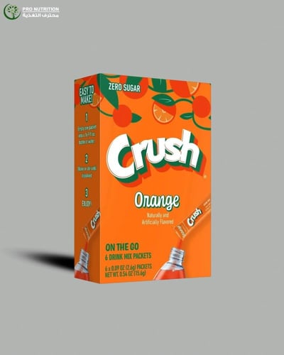 كراش مسحوق للماء بنكهة فواكه غني بدون سكر